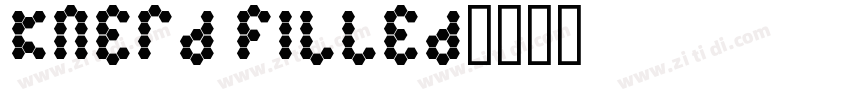 KNERD FILLED字体转换